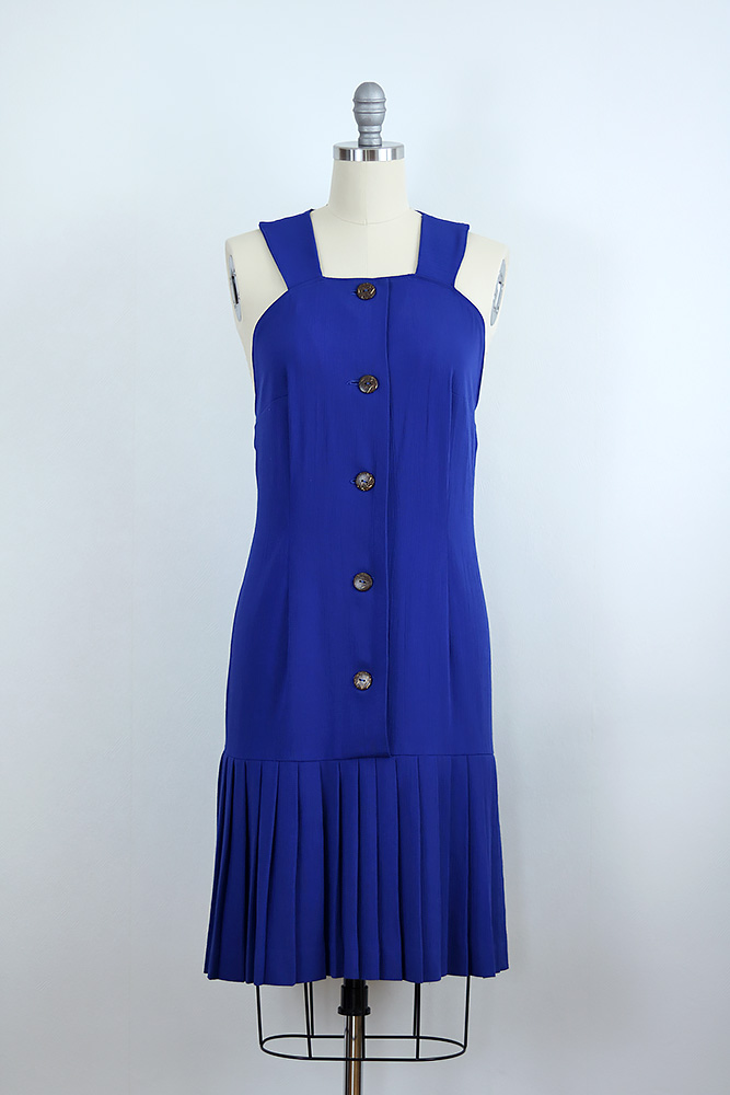 sachin and babi light blue dress Medium Wash Denim Drop Waist Dress - Mini Dresses