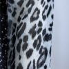 Leopard Mix Print Tie Neck Blouse - Sleeve Snag