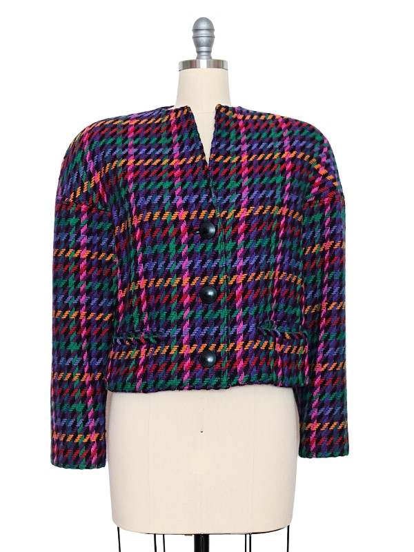 Vintage multicolor jacket store