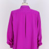 Vintage Orchid Purple Long Sleeve Button Up Blouse- Back