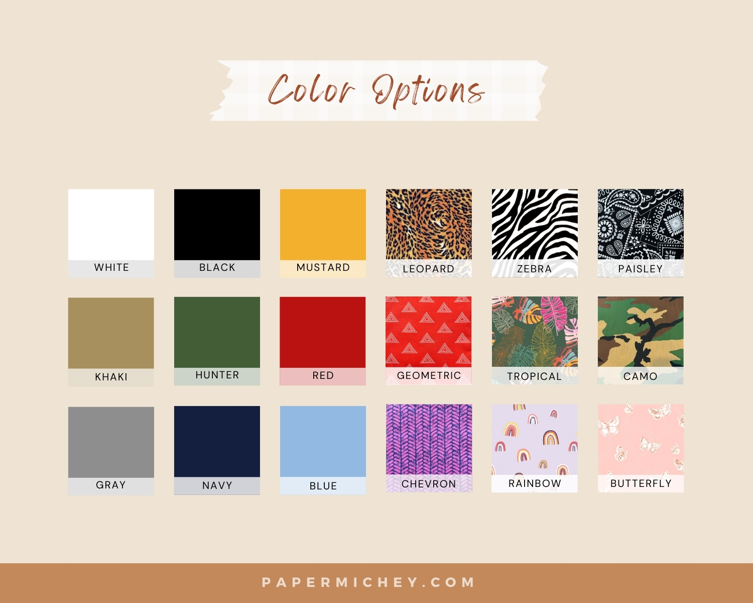 Custom Add On Inside Jacket Pocket Color Options