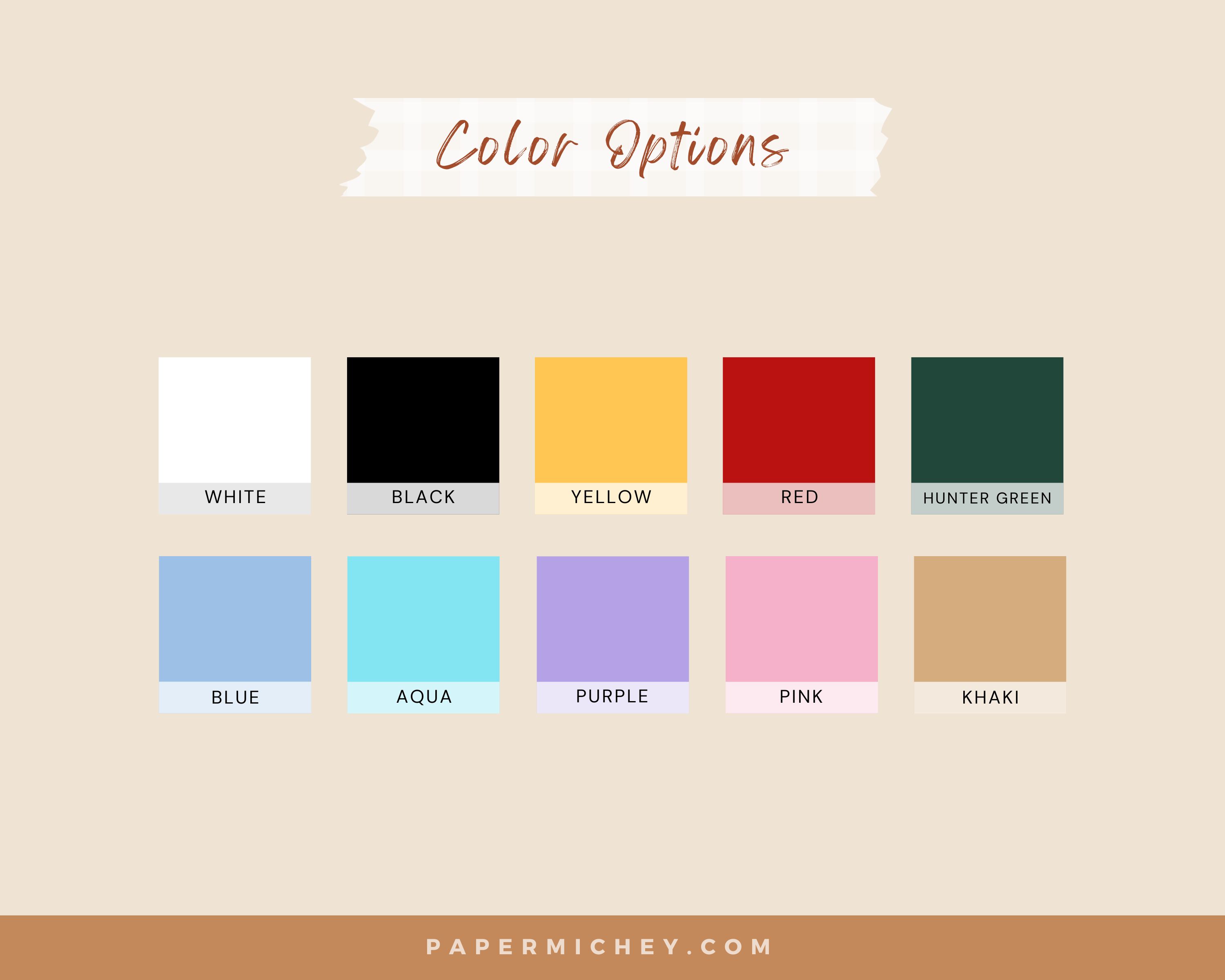 Custom Sew In Hidden Side Pocket Color Options