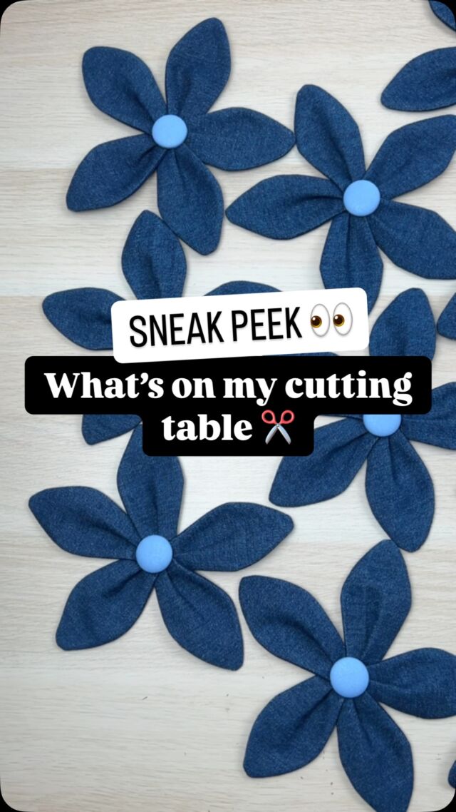 What’s currently on my cutting table ✂️

This denim project has been in the works for months! I wanted to start off the year with a BIG creative challenge…and let’s just say, I picked something very ambitious 😅

I’m currently handsewing each flower onto my project with care (and a few finger pricks) 🌸

Sharing this little peek as I slowly bring this upcycled denim idea to life. Can’t wait to show you the full transformation! 💙

#diyfashion #handsewing #upcycleddenim #diydenim #fashiontransformation #whatsonmycuttingtable #slowfashion #creativeprocess #sewingproject #diyclothes #sustainablefashion